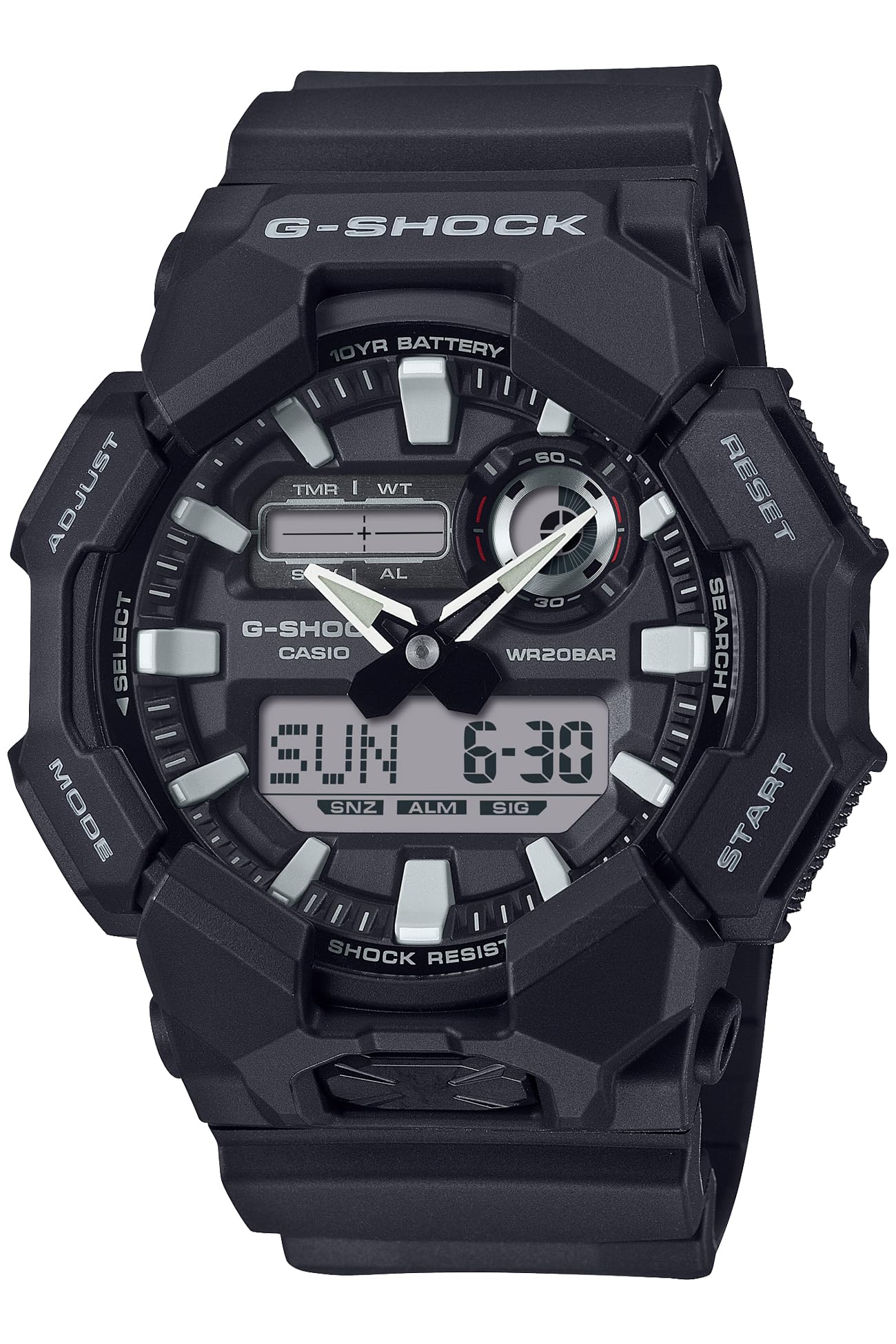 

Casio Made with Biomass Plastic G-Shock Watch, GA-010-1AJF, Men s, Black, Long-Life чёрный