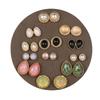 New Retro Stud Earrings Set, Simple and Cold Style, Exquisite Earrings, Femininity, Court Earrings.