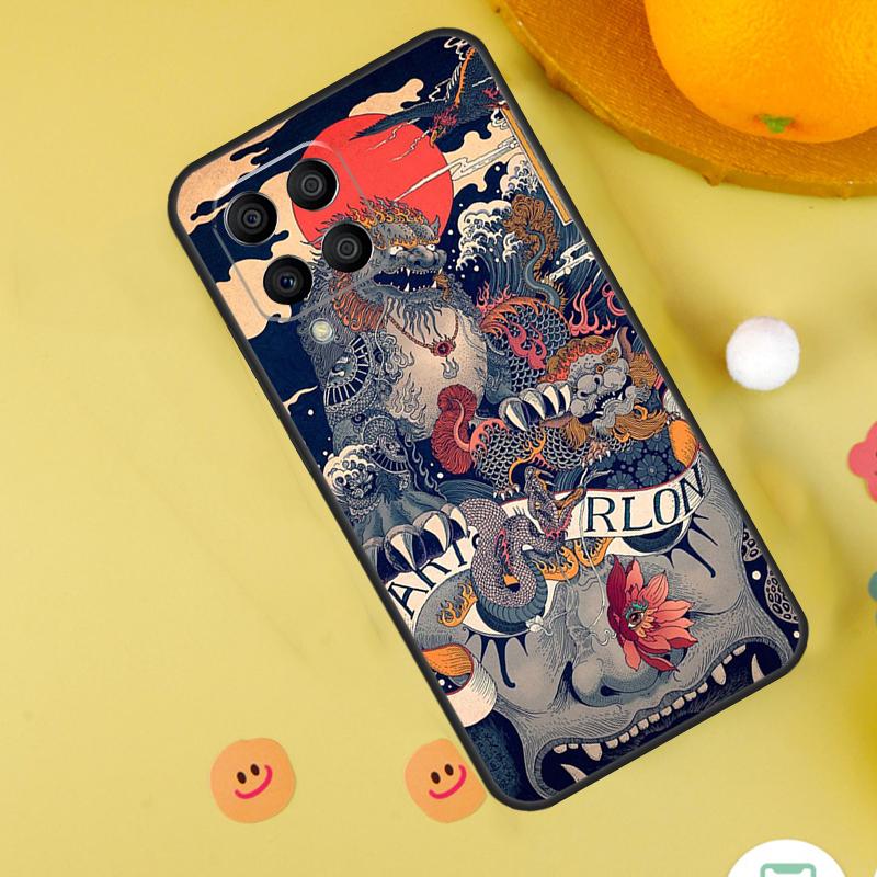 Japanese Style Art Japan Case For Samsung Galaxy M31 M32 M12 M52 M21 M15 M55 M56 M36 M16 M06 M13 M33 M53 M14 M34 M54