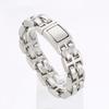 Stainless Stess Charm Curb Bracelet Bangle For Men Chunky Bike Link Chain Double Layers Bracelet Homme Jewelry Accessory