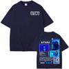 2026 Sängerin Aitana Azul Album Tour Grafik Unisex Damen Harajuku Hip Hop Vintage T-Shirt ops Hochwertige Baumwoll-T-Shirts