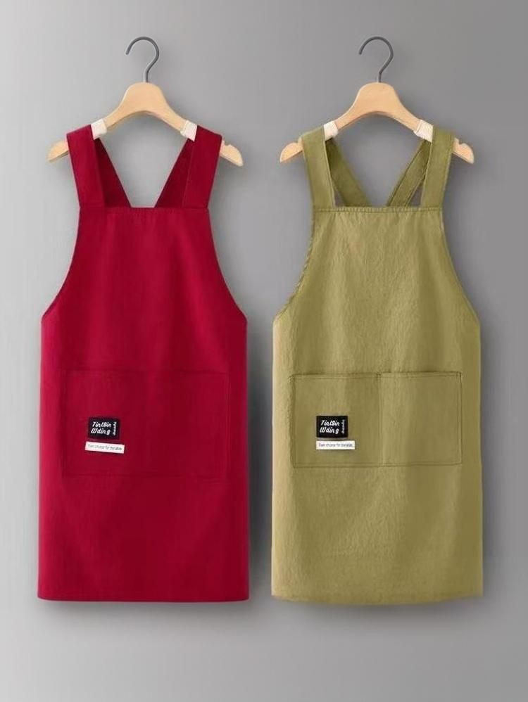 Dünne Schürze Kochen Küchenschürzen Atmungsaktiv für Erwachsene Taillenschürzen Schmutzabweisend Für Zuhause Hausarbeit Kleidung Schutzhülle