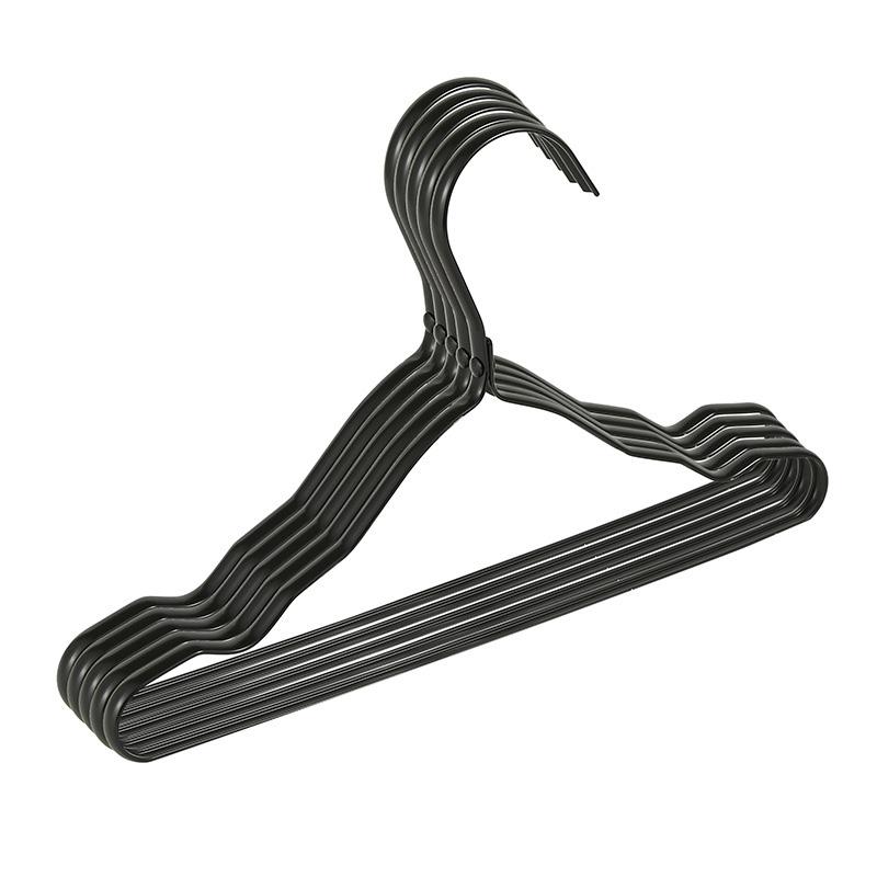 5pcs Clothes Hangers for Children Metal Non-slip Children's Clothes Hanger Household Bedroom Wardrobe Storage Drying Racks