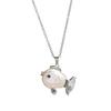 Baroque Pearl Whale Crab Pendant Necklace For Women Ocean Style Jewelry For Women Gift