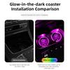 2Pcs Touch RGB LED Car Cup Holder Pad Coaster Accessories For VW GTI Polo Golf MK6 Passat B6 Tiguan Arteon Jetta T-ROC ID.4 CC zk4