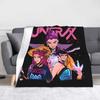 RUMI HUNTRX - HUNTRIX Kpop Demon Hunters  Fleece Blankets  Fashion Throw Blankets for Bed Sofa Couch 125*100cm Bedspread