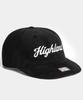 Peullaeto Big Size Corduroy Cap Xl High Codu Cap Black