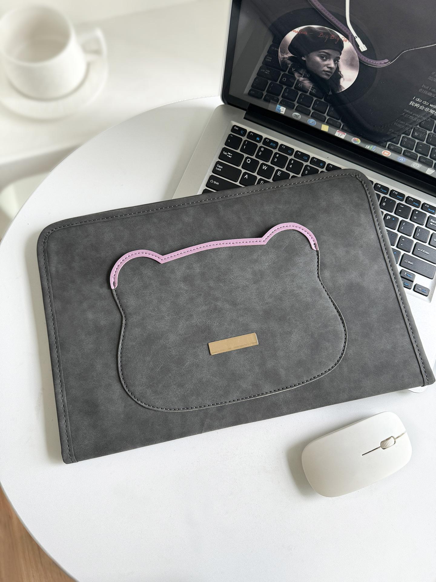 

TS JYL laptop bag,Laptop Sleeve Cute Simple Protective Case Fit 13 14 15 Inch Notebook small серый