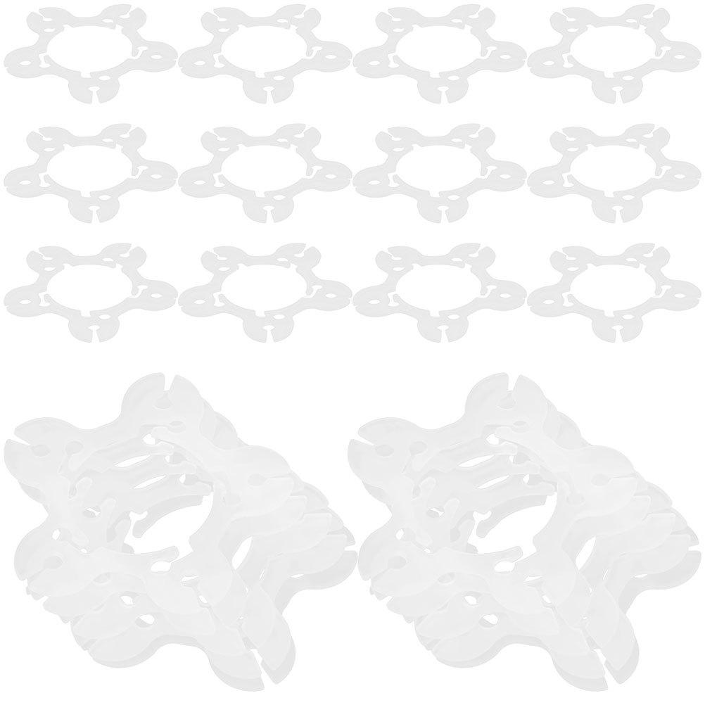 50Pcs Balloon Clips Buckles for Arch Party Decor Safe Sturdy Plastic Wedding Birthday Celebration Balloon Clip