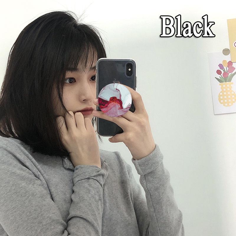 

Мраморный держатель для телефона с жидкой поддержкой, ручки-подставка, подходит для смартфонов, гибкий держатель для пальцев Size 1-15 чёрный