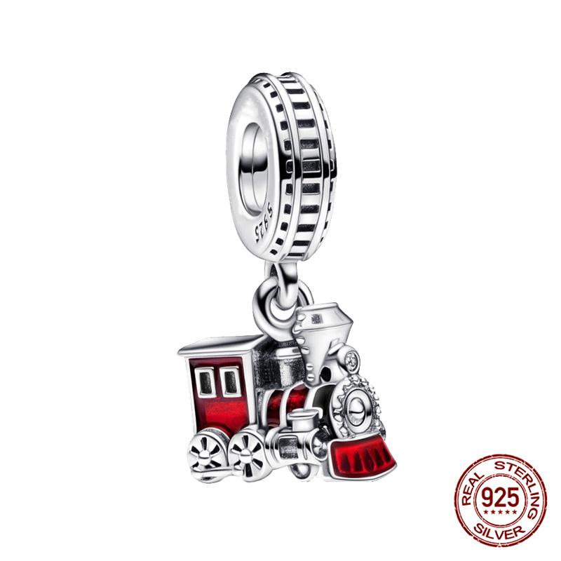 Echtes Sterlingsilber Dumbo Auf der Flucht Prinzessin Charms Perlenarmband Passend für Armband DIY Schmuckherstellung Geschenk für Frauen