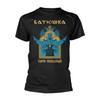 BATUSHKA - CARJU NIEBIESNYJ (BLACK) BLACK T-Shirt, Front & Back Print XXX-Large High Quality 100%Cotton Short Sleeve