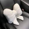 Nový Bowknot Car Opěrka hlavy Polštář Krásný Auto Seat Opěrka hlavy Chránič krku Polštář Plyš Auta Bederní opěrka Auto