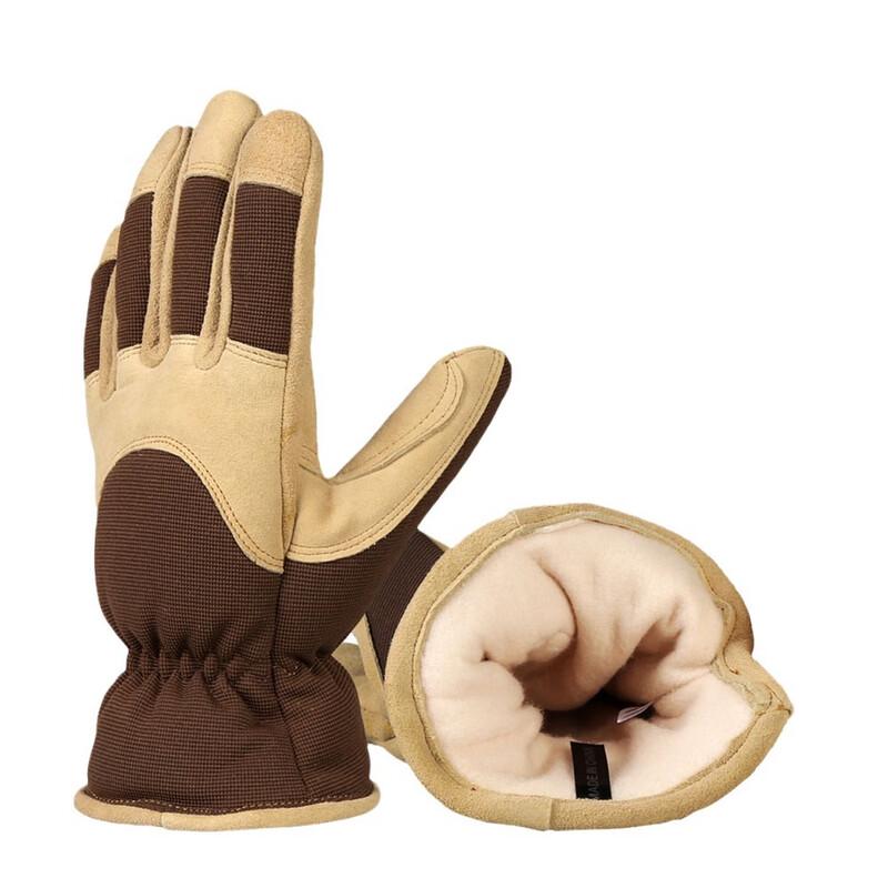 OLOMM Autumn/Winter Deerskin Cycling Gloves M-XL