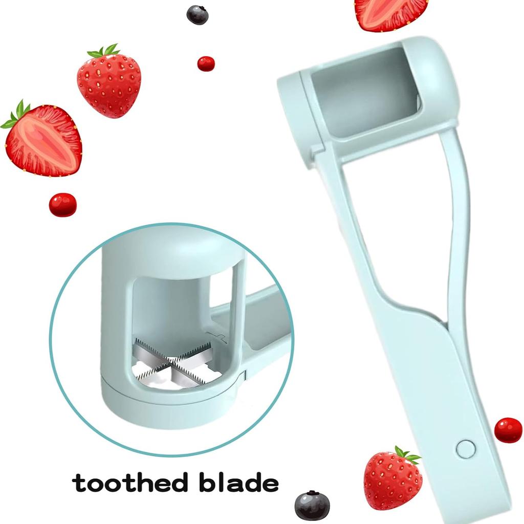 Stainless Steel Fruit Cutter Grape Slicer Fruit Divider Fresh Fruit Separator