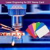 M-Modern-150Pcs Metal Business Card Blanks,1/64In Thick 3.4 X 2In Aluminum Laser Engraving Material For DIY Business Cards