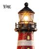 Coastal Wall Sconce Lighthouse Light, Vintage Nautical Lamp, Decorative Home Decor Light for Porch Patio Garden Beach House, Unique Housewarming Gift