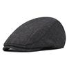 Lattice Pattern Cotton Beret  Hat For Men With Adjustable Casual Outdoor Travel