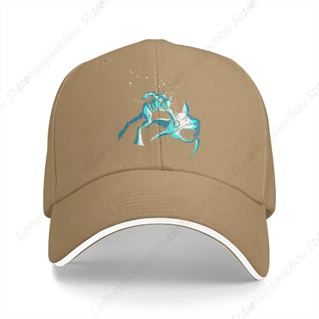 Washed Unisexs Baseball Cap Fighting Sports Snapback Caps Dad Hat Shark Scuba Diving Golf Hats