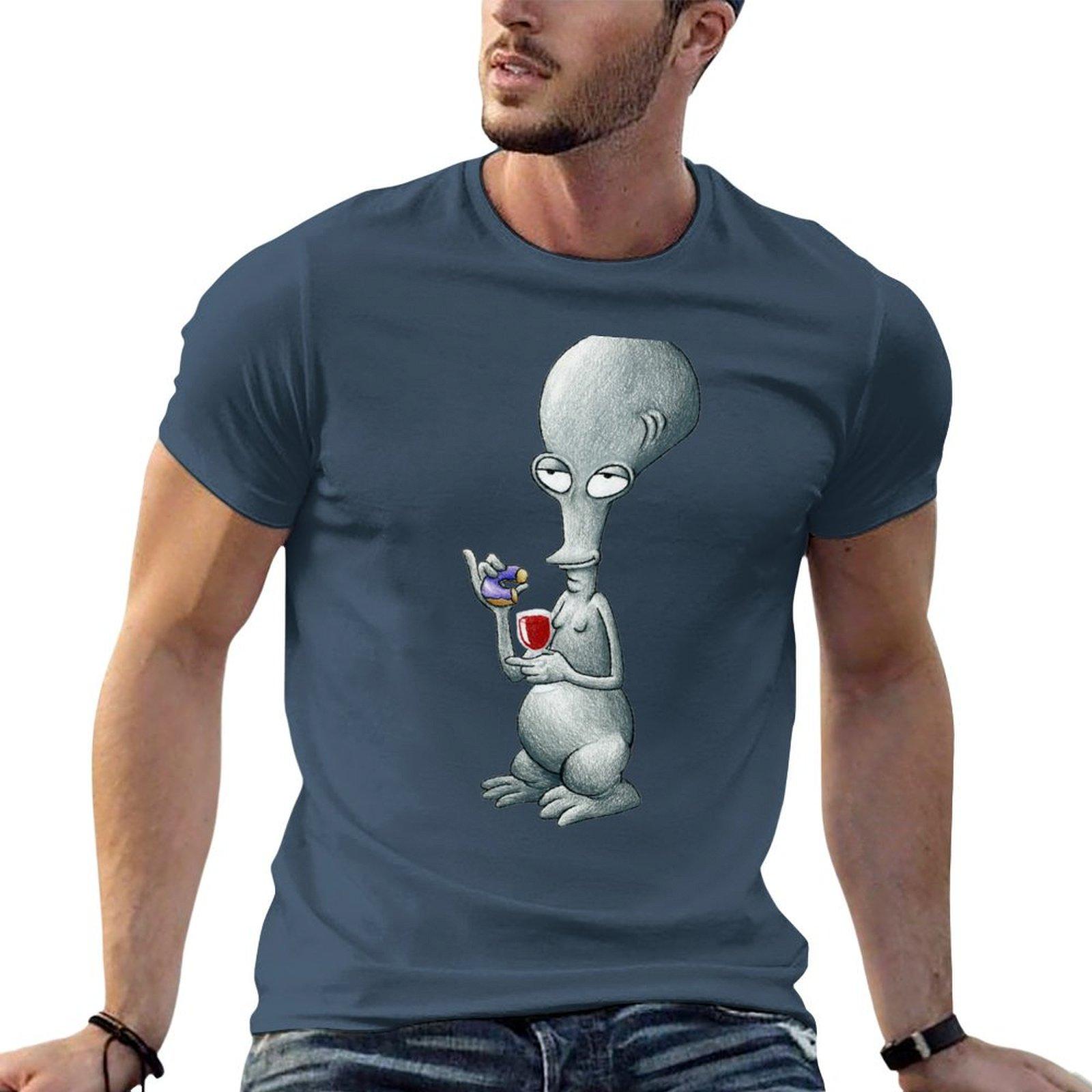 Roger From American Tshirt Unisex T Shirt Cotton High Quality T Shirts Designer Printed T Shirts For Unisex Tshirt S