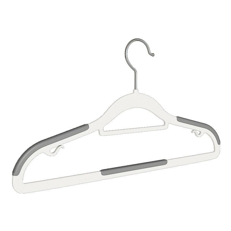 Perchas antideslizantes para ropa, juego de ganchos resistentes para secado de ropa, organizador duradero