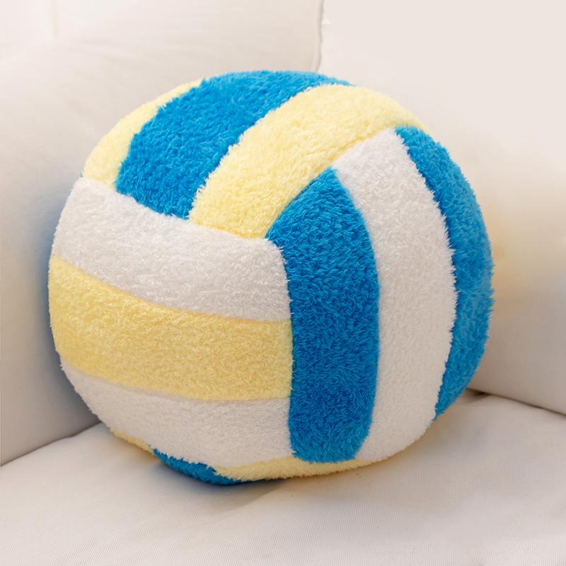 Kawaii Simulation Volleyball Plush Toy Cute Volleyball Props Pillow Accompany Soft Gifts for Girls Boys Room Decor
