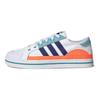 Adidas Neo City Canvas Casual Slip-Resistant Durable Low-Top Skate Shoes Unisex Sneakers White Blue Orange HQ6927