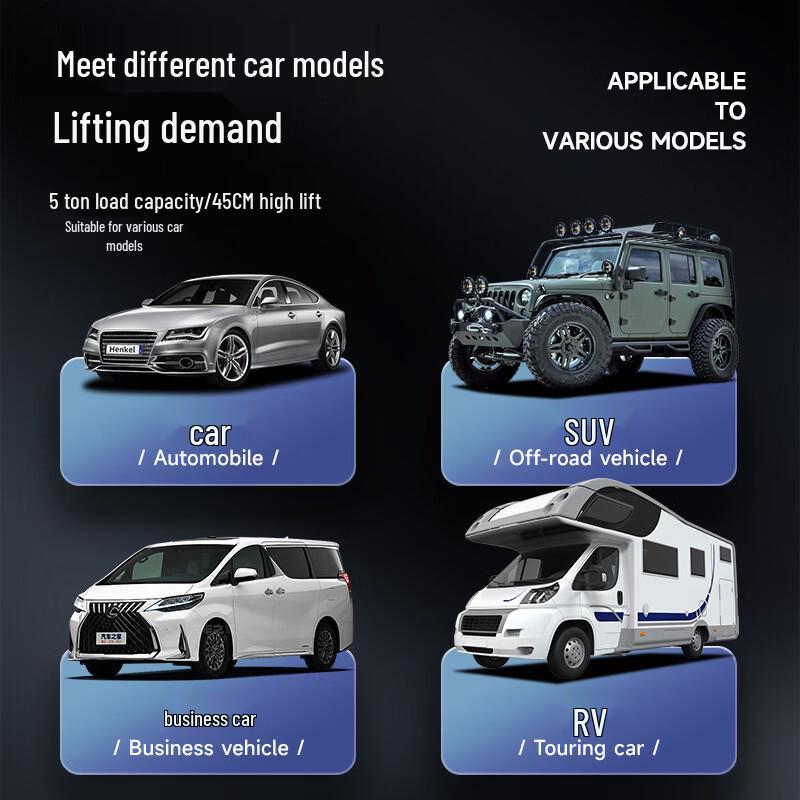 Electric Hydraulic Car Jack & Tire Change Tool Kit