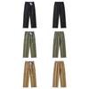 Wassup Retro Pure Cotton Cargo Pants Men's Autumn 2025 New Trendy Brand Wide-Leg Casual American Straight-Leg Trousers