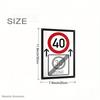 Speed Limit Cancel  Zone Traffic Road Tin Sign  Vintage Durable Metal Plaque Wall Decor Home Office Bar Man Cave Wall Art
