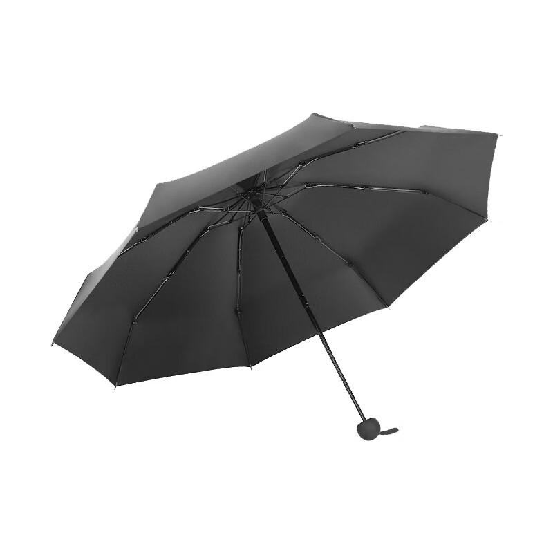 Tri-polar 5-Fold 8-Rib Sun & Rain Umbrella
