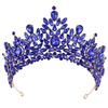 Korona ślubna na głowę, biżuteria do włosów na European and American Beauty Pageant 2026, stop metalu, kryształ, opaska na głowę, ozdoba na głowę, korona