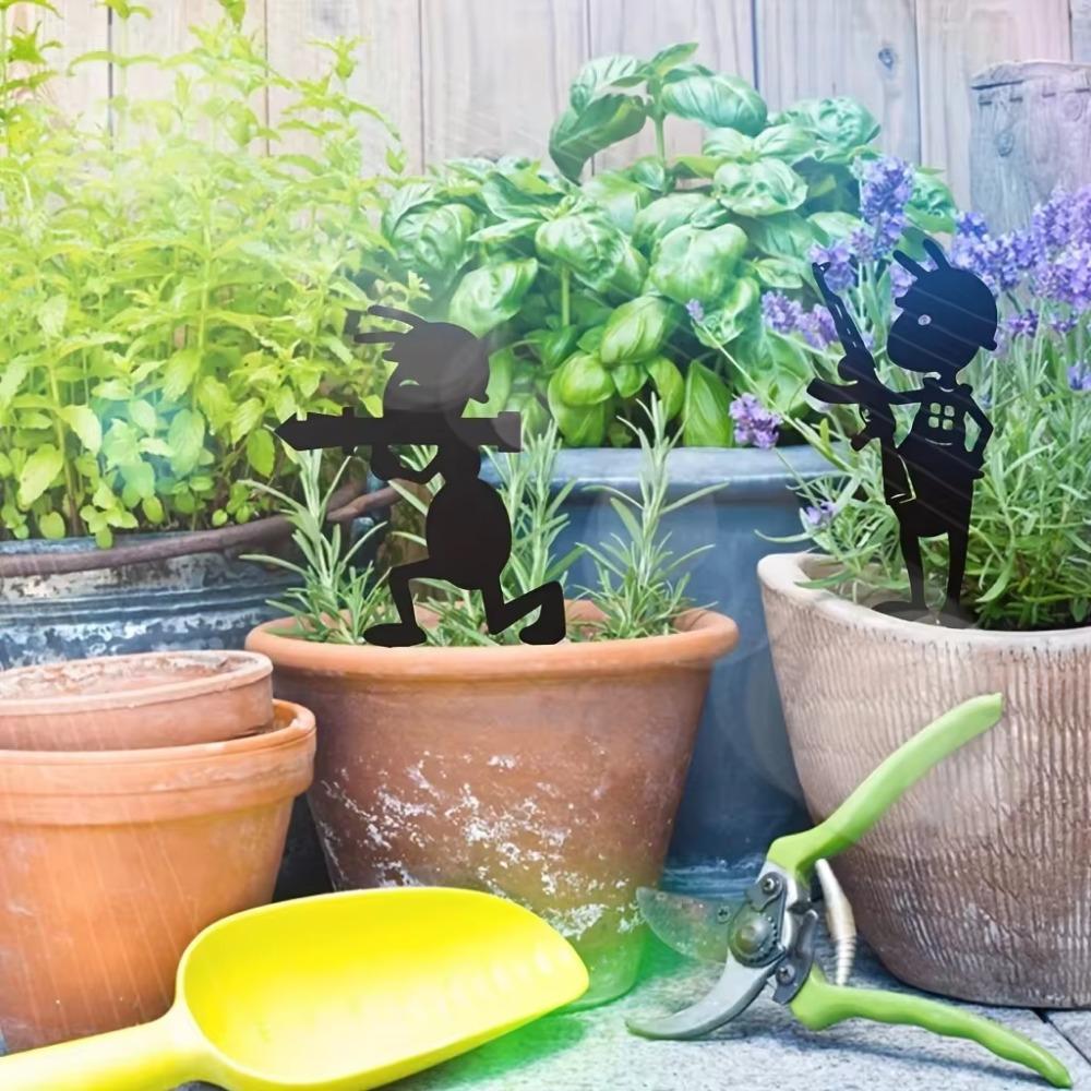 Садовые декорации Муравьи - наружные металлические украшения в виде муравьев — фото 4