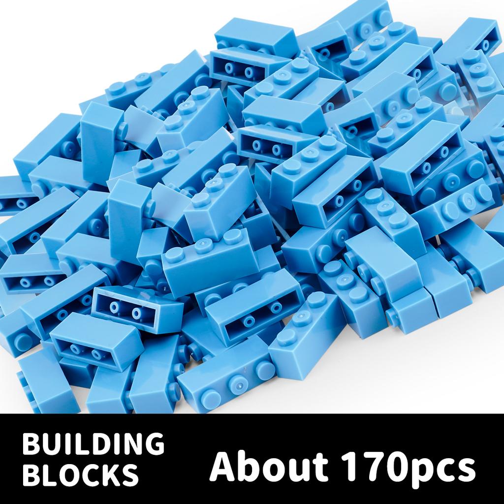 200g1x3 High Brick Multi Colour Timeless Basic Parts Building Imaginative Playthings Building Blocks Playthings Add-ons Fitting