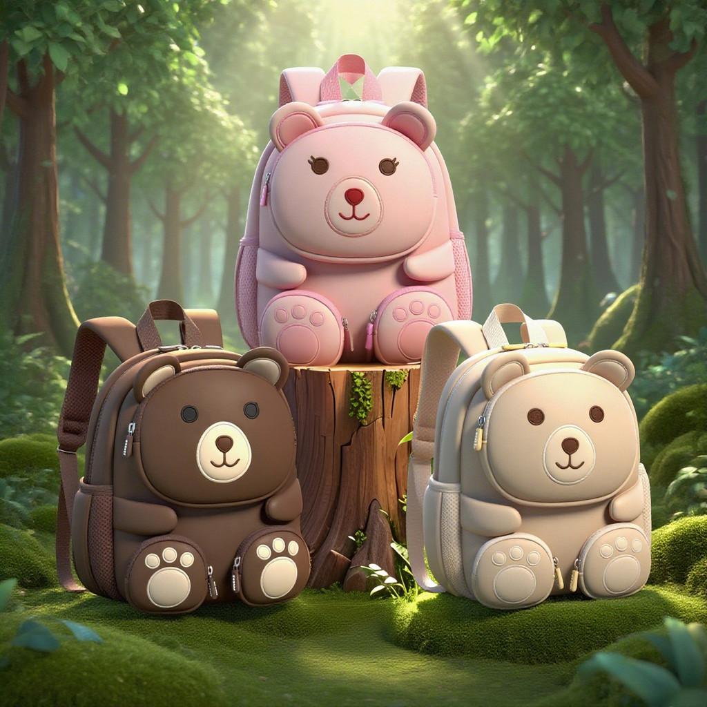 Sesame Baby Kids Animal 3d Backpack With Breathable Mesh For Preschool And Kids School