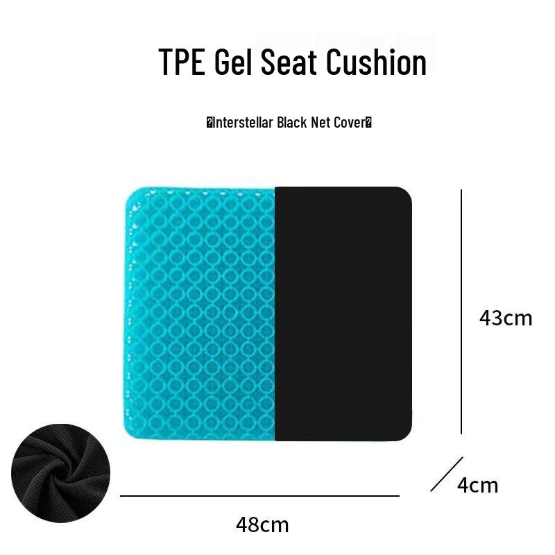 Fourth-Gen Breathable Gel Honeycomb Seat Cushion for Car & Office – Cooling Summer Pad
