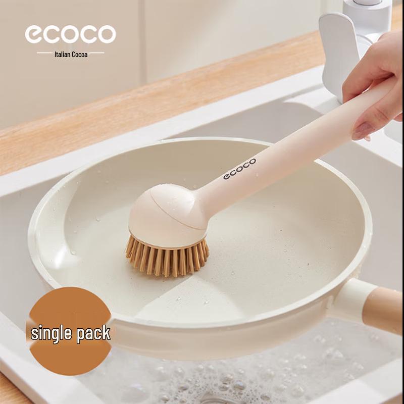 

ecoco Вращающаяся щетка для мытья посуды и кастрюль с длинной ручкой