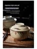 Underglaze Ceramic Bowl for Noodles, Soup, Stew, & Baked Rice - Ideal for Dorms & Restaurants