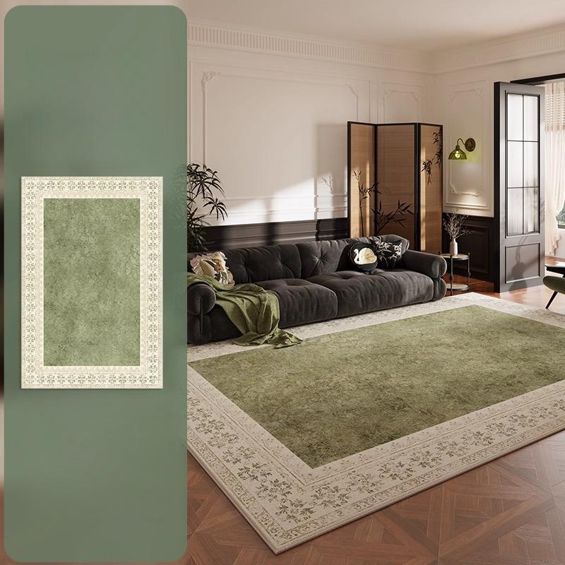 Nordic Style Living Room Decoration Soft Carpet Washable Lounge Green Floor Mat Large Area Rugs for Bedroom Anti-slip Study Rug