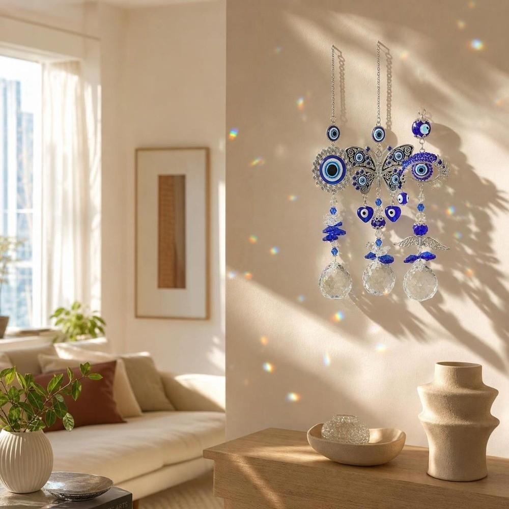 Rainbow Maker Devil Eye Suncatcher Butterfly Sunlight Catcher Sun Catcher Pendant Gift