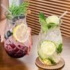 Minimalist Transparent Pineapple Glass Cup with Straw for Cold Drinks