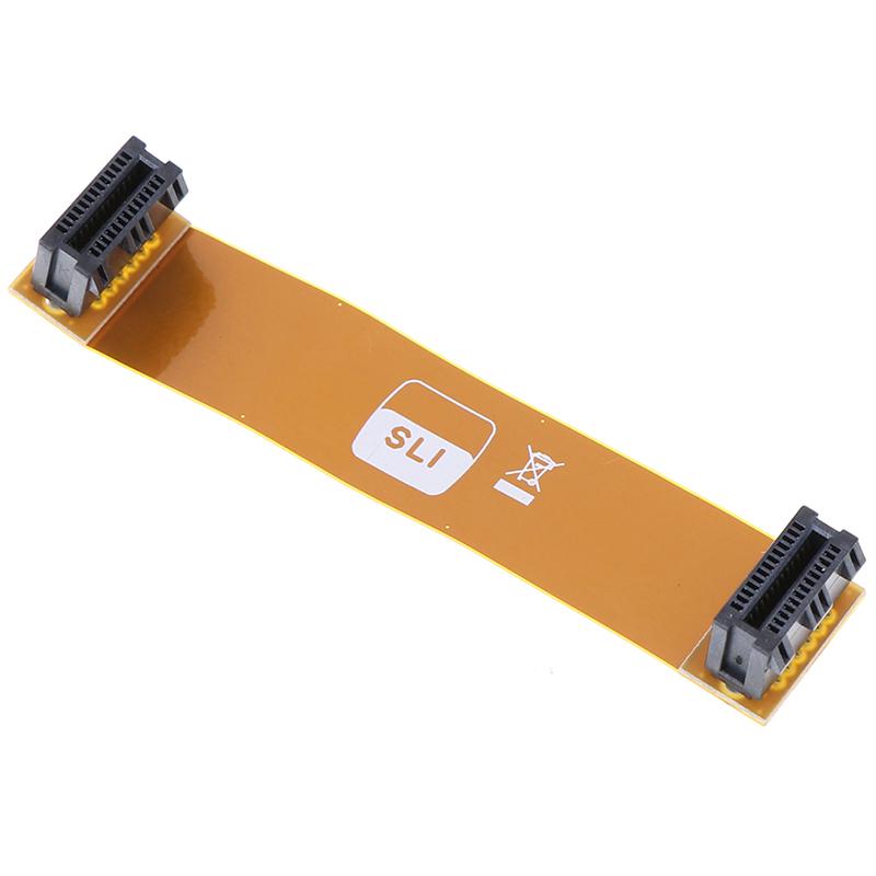 1Pc Flexible 80Mm Sli Bridge Pci-E Cable Video Card Connector