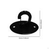 3x Resistance Band Wall Anchor Space Saving Iron Mount Workout Anchors for Closed Loop Bands