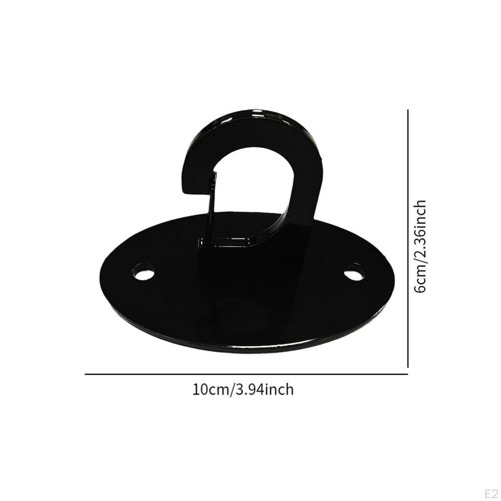3x Resistance Band Wall Anchor Space Saving Iron Mount Workout Anchors for Closed Loop Bands
