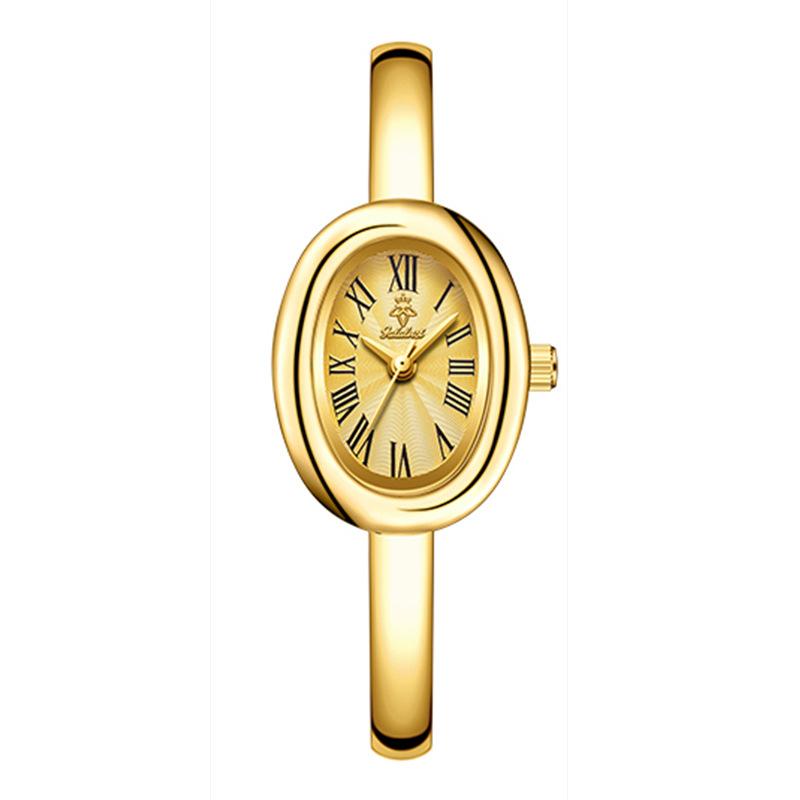 High-End Watches Oval Bracelets Women'S Watches Gold Watches Vintage Watches Simple Quartz Watches