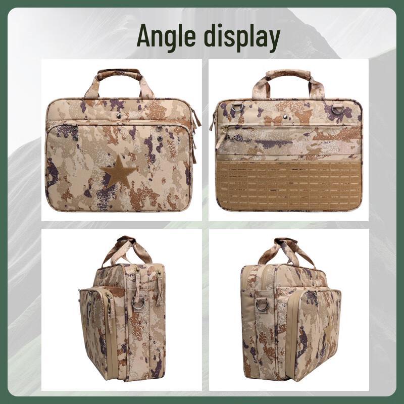 Pilot Style Camouflage Splash-Proof Laptop Briefcase