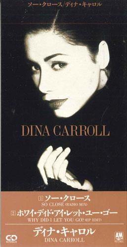 

CD DINA CARROLL - So Close PODM1009PROMO A&M Japan Pop Used