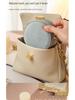 Velvet Round Portable Jewelry Storage Box for Earrings, Necklaces, Rings, and Ornaments