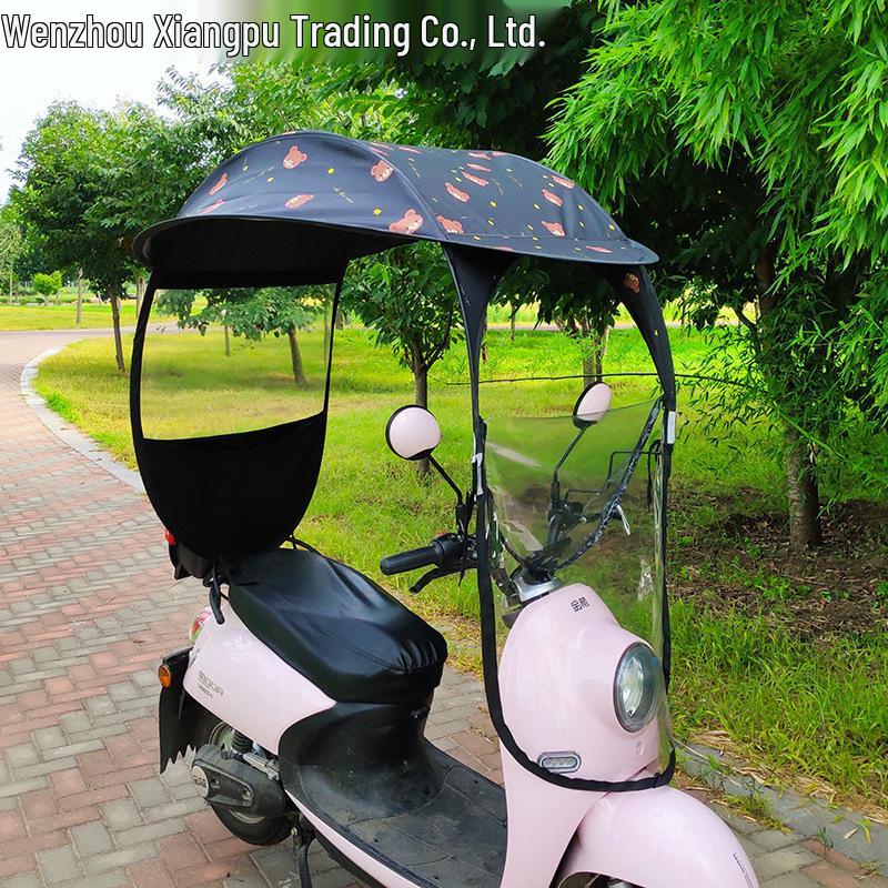 Stříška na elektrokolo: Plážový přístřešek odolný proti dešti a větru