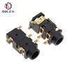 Female Audio Connector 5 Pin SMT SMD Headphone Jack Socket PJ-327A Gold-Plated Patch SMD Audio Earphones Socket 3.5mm